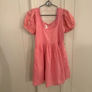 Love Shack Fancy Pink Mini Dress